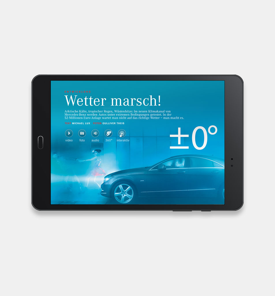 Mercedes Benz_iPad Magazin 1